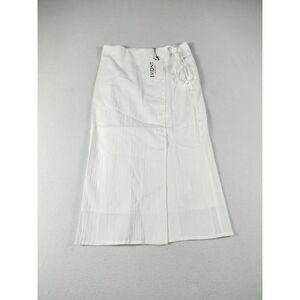 Evidnt Los Angeles Midi Skirt White Small Classiccore‎ Bohochic Lagenlook Hippie